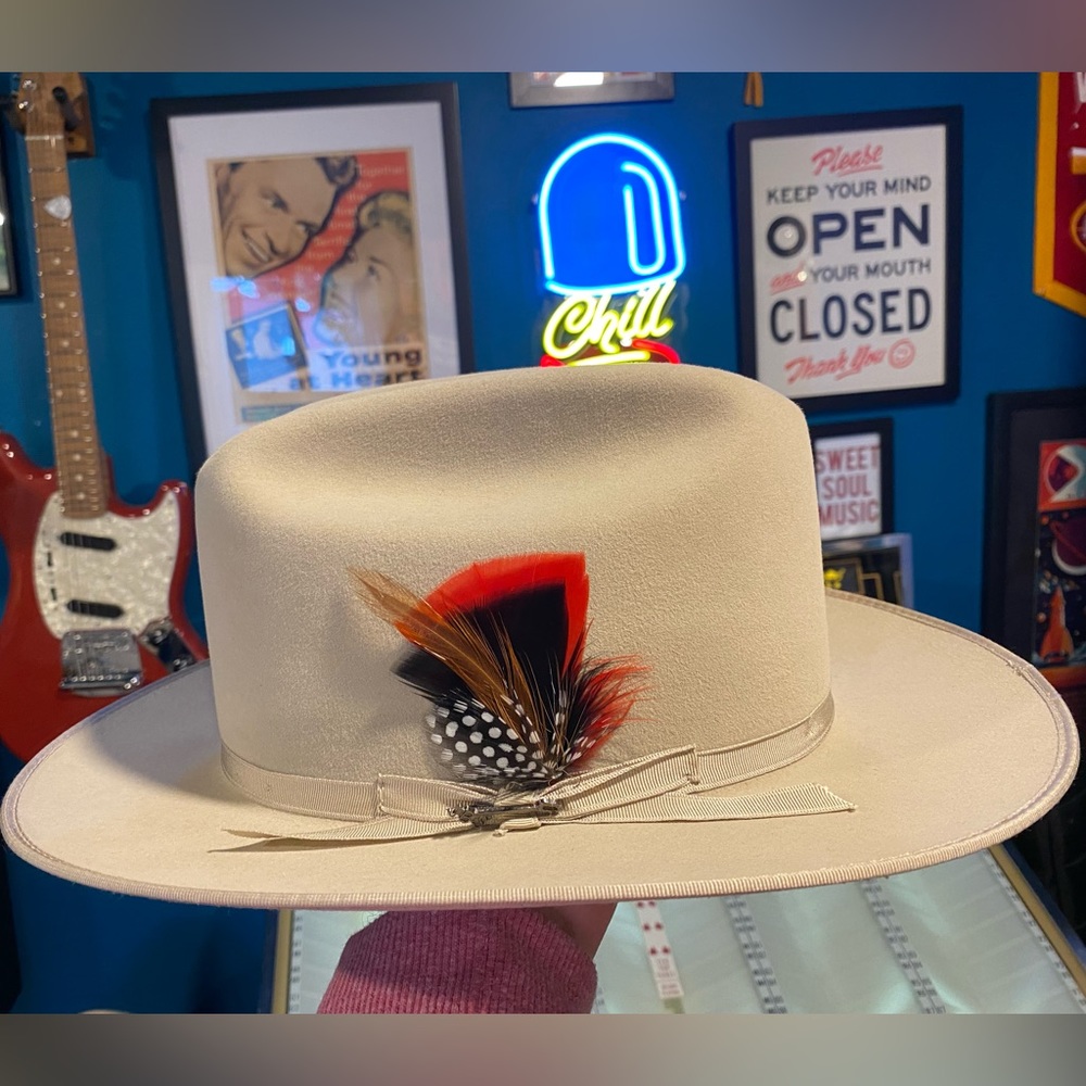 Stetson Open Road 6x LBJ, size 7 3/8